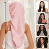 Long Bonnet for Braids & Curly Hair, Silk Satin Bonnet
