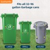 4 Pcs Trash Can Lid Lock for Animal, Bear Proof