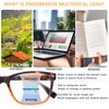 CLASAGA Progressive Multifocal Reading Glasses for Women Photochromic Gray Sunglasses