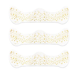 Yuibthr Glitter Freckles Face Tattoo, Gold - Glow Up Makeup Patches, 3pcs Sparkle Freckles for Women