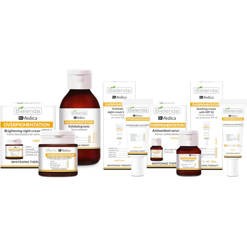 Bielenda Dr Medica Overpigmentation Step 1 Night Exfoliating Cream, Visibly