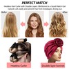 2PCS Silk Bonnet,Satin Hairbonnet,Adjustable Hairbonnet for Sleeping,Soft Satin Bonnet for