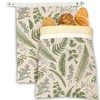 SINENRY Herbs Eucalyptus Leaves Bread Bags for Homemade Bread, Botanical