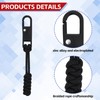 NOVWANG 8-Pack Zipper Pull Replacement Set,Detachable Zipper Pulls