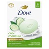 Dove Beauty Bar Soap Cool Moisture Cucumber & Green Tea