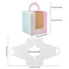 Roponan 30 Pieces Single Cupcake Boxes, Paper Bakery Boxes, Individual