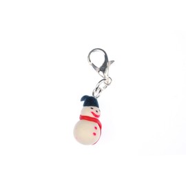 Snowman Charm Pendant Snow Bright Mix Stick Pendant with Hat