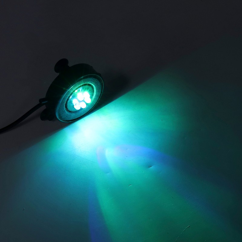 Portable Aquarium Air Pump Quiet Waterproof LED Light Fish Tank