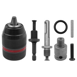 ZONADAH 1.5-13mm Keyless Drill Chuck Quick Change Hand Drill Chuck Self-Tighten 1/2-20UNF Thread Hand Drill Hex Shank Socket Square Wrench Electric Hammer Adapter Accessories