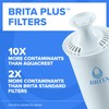 Brita Extra-Large 27-Cup Water Dispenser with BritaPlus Filter, WQA NSF/ANSI