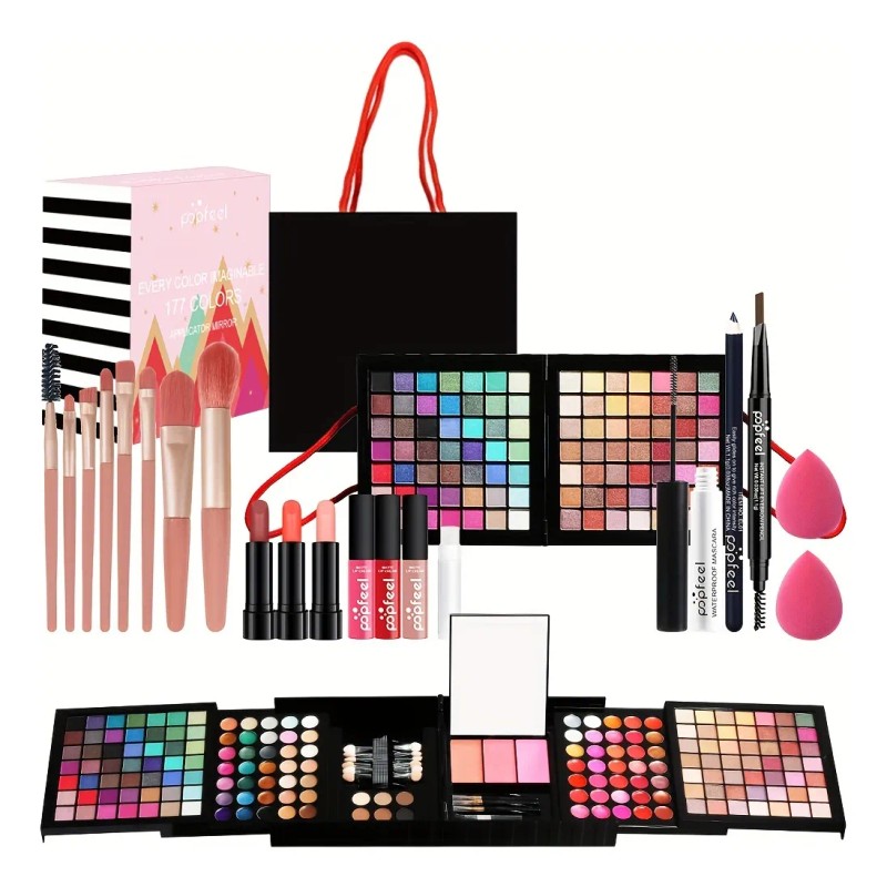 Set De Maquillaje, Caja De Regalo, Herramientas De - Excelente