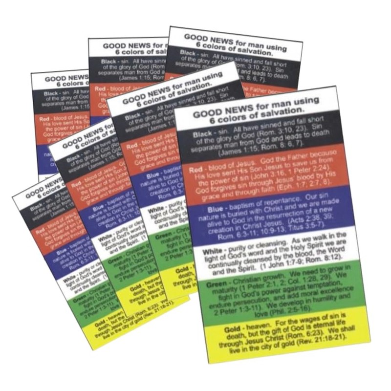 Westmon Works Plan of Salvation Holy Christian Prayer Cards Bulk