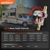 bansdans 92078 RV Water Heater Gas Valve, 93844 Gas Valve