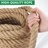 Manila Rope 3/4 Inch x 100ft - Natural Hemp Rope,Heavy