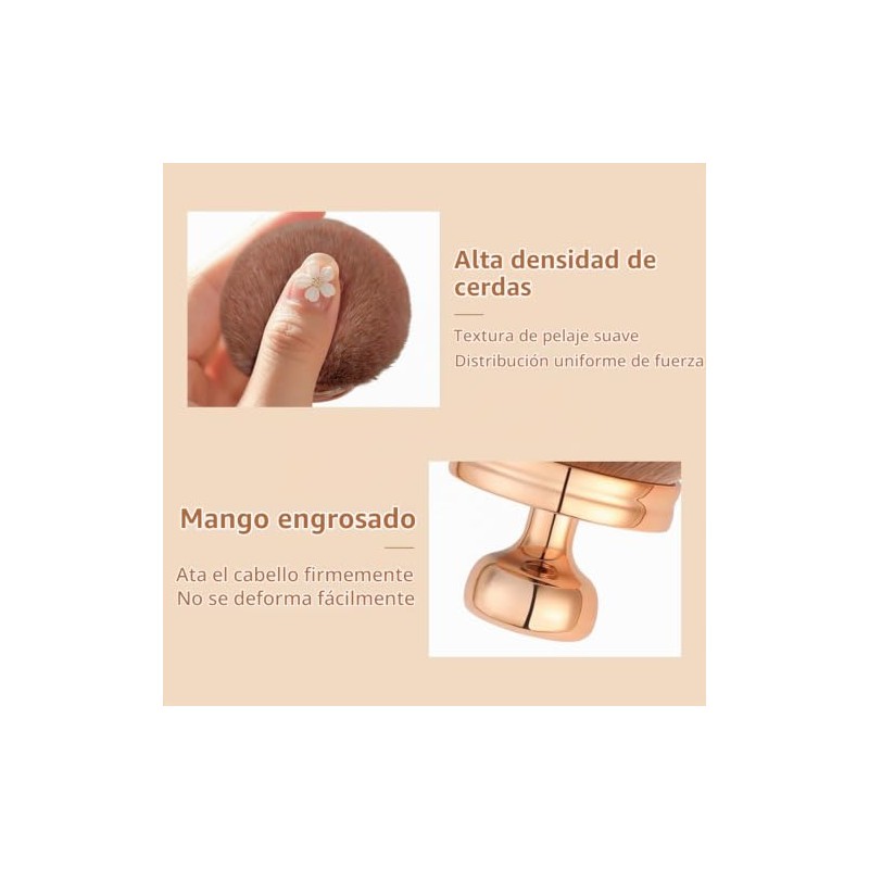 Brocha De Maquillaje Corporal Extragrande Para Autobronceador, Maquillaje De Piernas