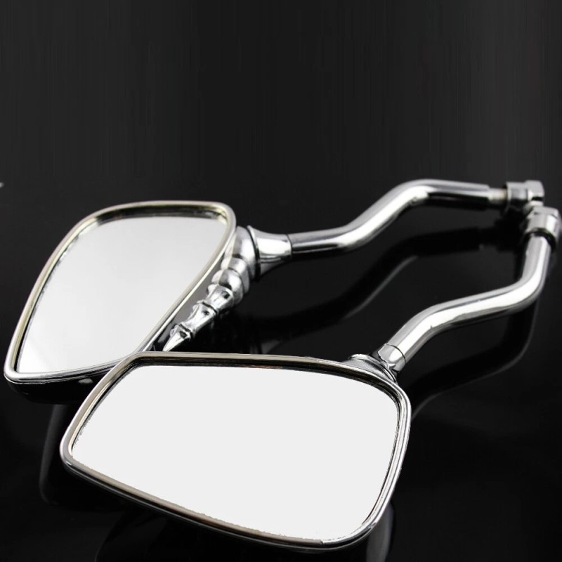 Unbranded Universal Chrome Skeleton Skull Hand Claw Motorcycle Rear View