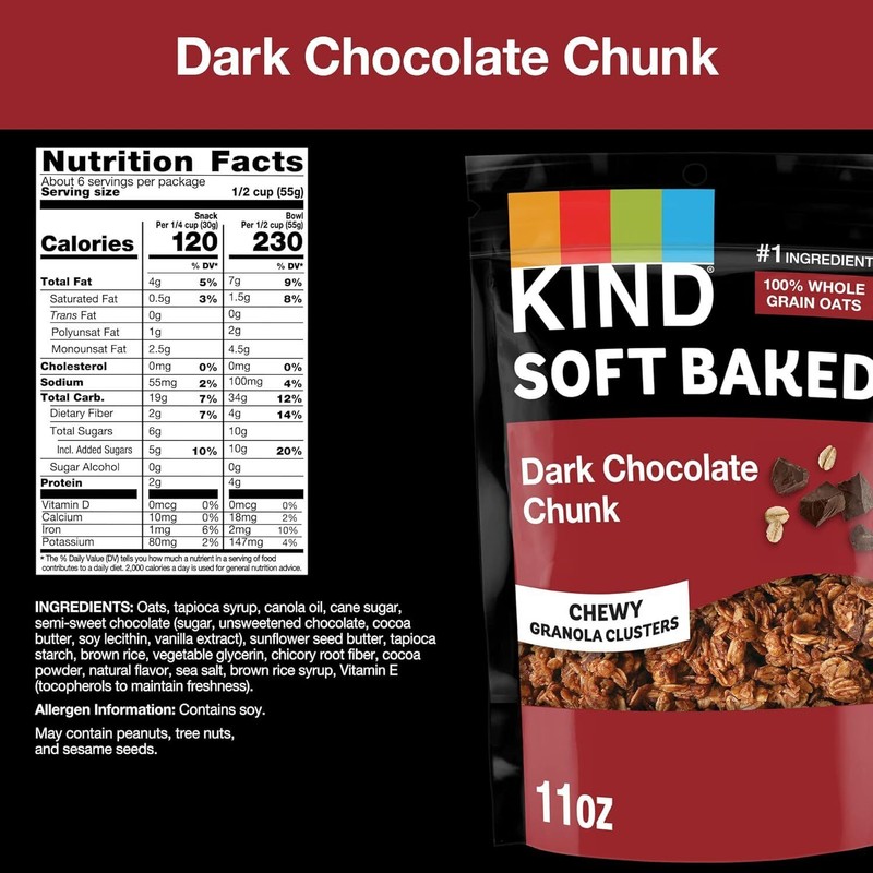 Kind Granola Dark Chocolate Chunk 11 OZ