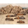 3D Vikings 7 Piece Barrack Obstacle Set: Industrial Style Scenario