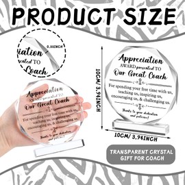 Panelee Thank You Gifts for Women Men Acrylic Appreciation Gift Inspirational Gift Office Coworker Gifts Farewell Gift Acrylic Sign Table Decor for Home(Elegant)