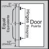 Everbilt 3-1/2" Satin Nickel 5/8" Radius Smooth Action Door Hinges,