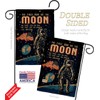 Breeze Decor First Men On Moon Burlap Garden Flag Pack