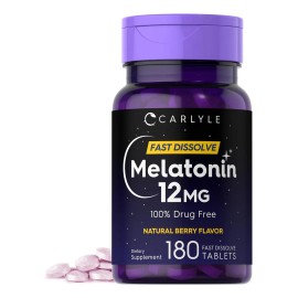 Melatonina 180 Dormir Mejor Relajación Anti Depresión Eg M7