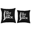 I've got your back funny chiropractor Chiropractic Throw Pillow, 18x18,