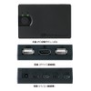 Rattock System HDMI PC Switcher for 2 PCs, 2 Monitors,