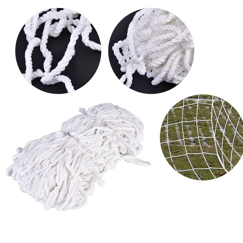 GLOGLOW Football Polypropylene Net 8ft x 4ft Green Yellow Blue