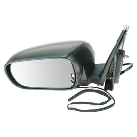 TRQ Left Mirror without Heat Drivers Side Compatible with 2004-2010 Toyota Sienna TO1320201