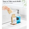 Luxspire Dixie Cup Dispenser, 5-7oz Bathroom Cup Dispenser, Marble Resin