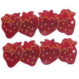 VICASKY 2Pcs Cute Strawberry Hair Clips for Lightweight Barrette Hair Accessories for Daily Styling and Bangs Minimalist Design for All Occasions