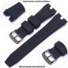 Rubber Strap compatible with Citizen AW1475 1476 1477 CA4154 4155