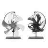 Stove Fan 6 Blades Fireplace Fan Heat Powered Fast Wind