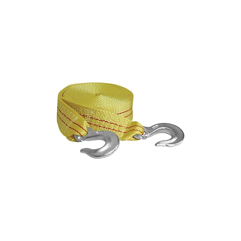 K Tool International Tow Strap with Forged Hooks 2in. x