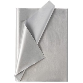 100 hojas de papel de seda plateado de 20 x 14 pulgadas, papel metálico a granel para bolsas de regalo, bodas, cumpleaños, despedidas de soltera, manualidades, decoración de fiestas