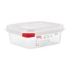 Araven 03350 PP Food Container GN with Lid, 1.1 L,