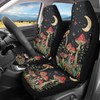 WUYOJUXA Mushroom Print Car Seat Cover Set for Front Seat