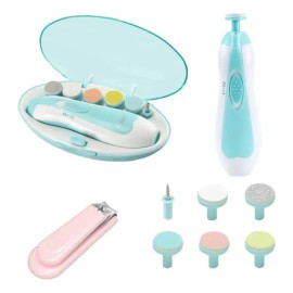 Lima De Uñas Bebe, 6 Cabeza Molienda Y 1 Cortauñas Niños