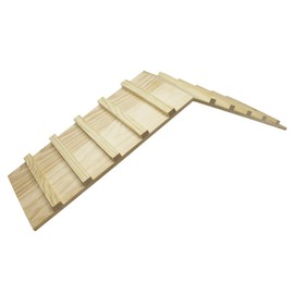 Wood Bridge for Small Animal Cage or Habitat - Guinea Pigs, Ferrets, Chinchillas, Hedgehog, Dwarf Rabbits and Other Small Animals
