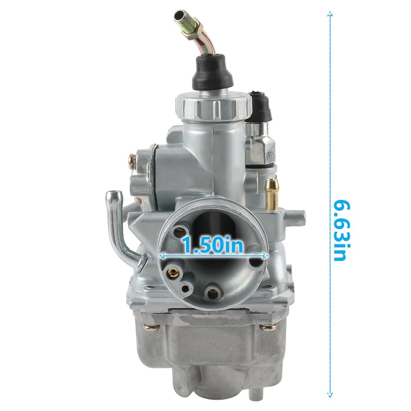 5HP-14101-10-00 Carburetor with Throttle Cable Fuel Line Fuel Filter Kit