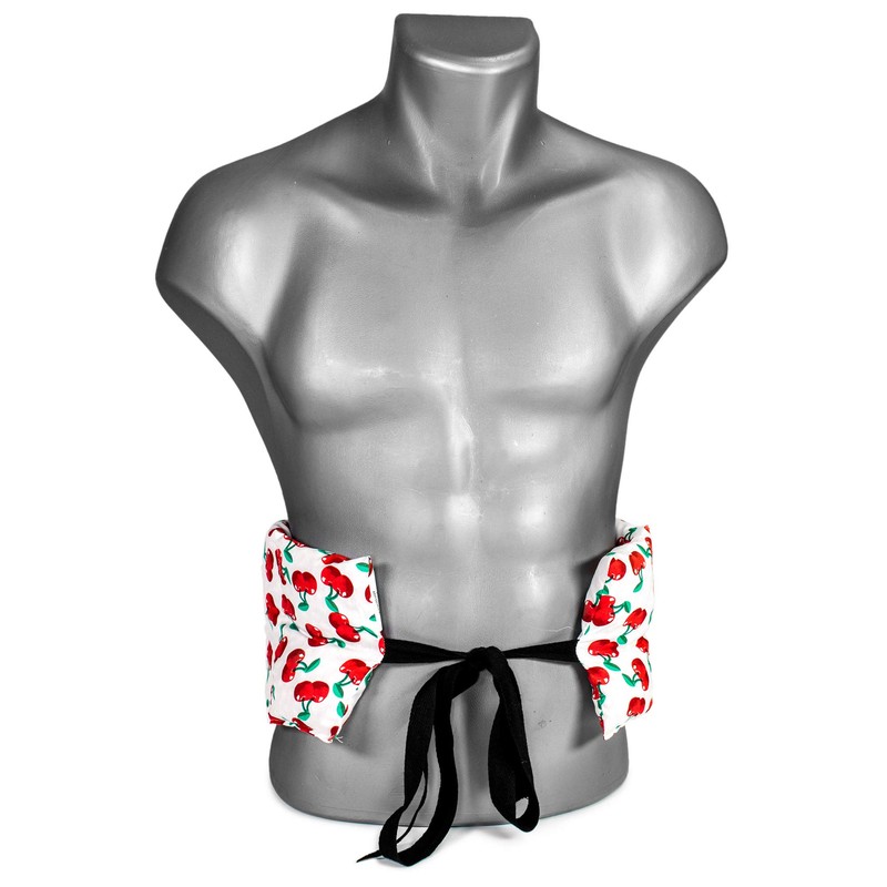 Cherry Stone Cushion 7 Chamber with Ribbon, 65 x 15