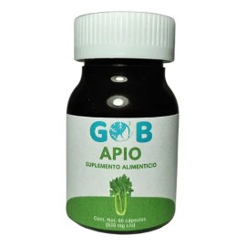 Apio En Polvo - Go3b - 60 Cápsulas - Suplemento Alimenticio Sabor Sin sabor
