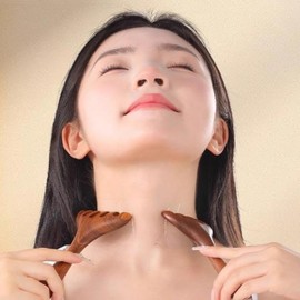 Comb Gua Sha Wood Scalp Gua Sha Massager Comb Face Head Acupressure Massage Scalp care 3ea