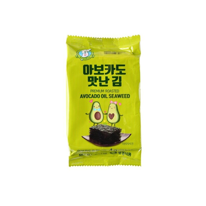 (1+1)아보카도맛난김 4Gx20봉 (1+1) Avocado Flavored Laver 4g x 20 Packets