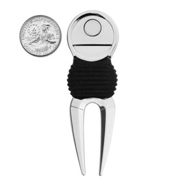 US 1776~1976 Bi-Centennial Washington Quarter BU Uncirculated Coin Magnetic Golf Ball Marker Silver Finish Divot Tool - Drummer Boy