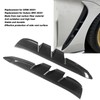 2PCS Side Vent Frame Cover Dry Carbon Fiber Material Replacement