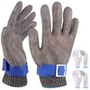 Herda 1Pair Level 9 Cut Resistant Gloves Chef Metal Safety