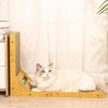 Premium Corrugated Cardboard Cat Scratcher & Perch – Dual-Level Scratch