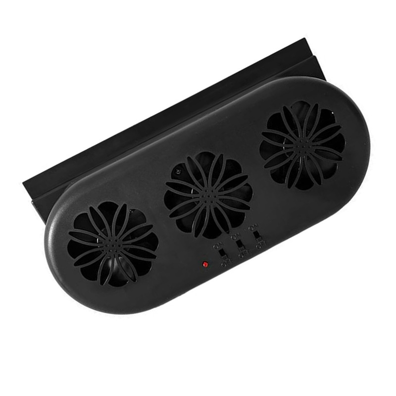 3-Fan Car Exhaust Fan USB Air Circulation Fan Ventilator Silent